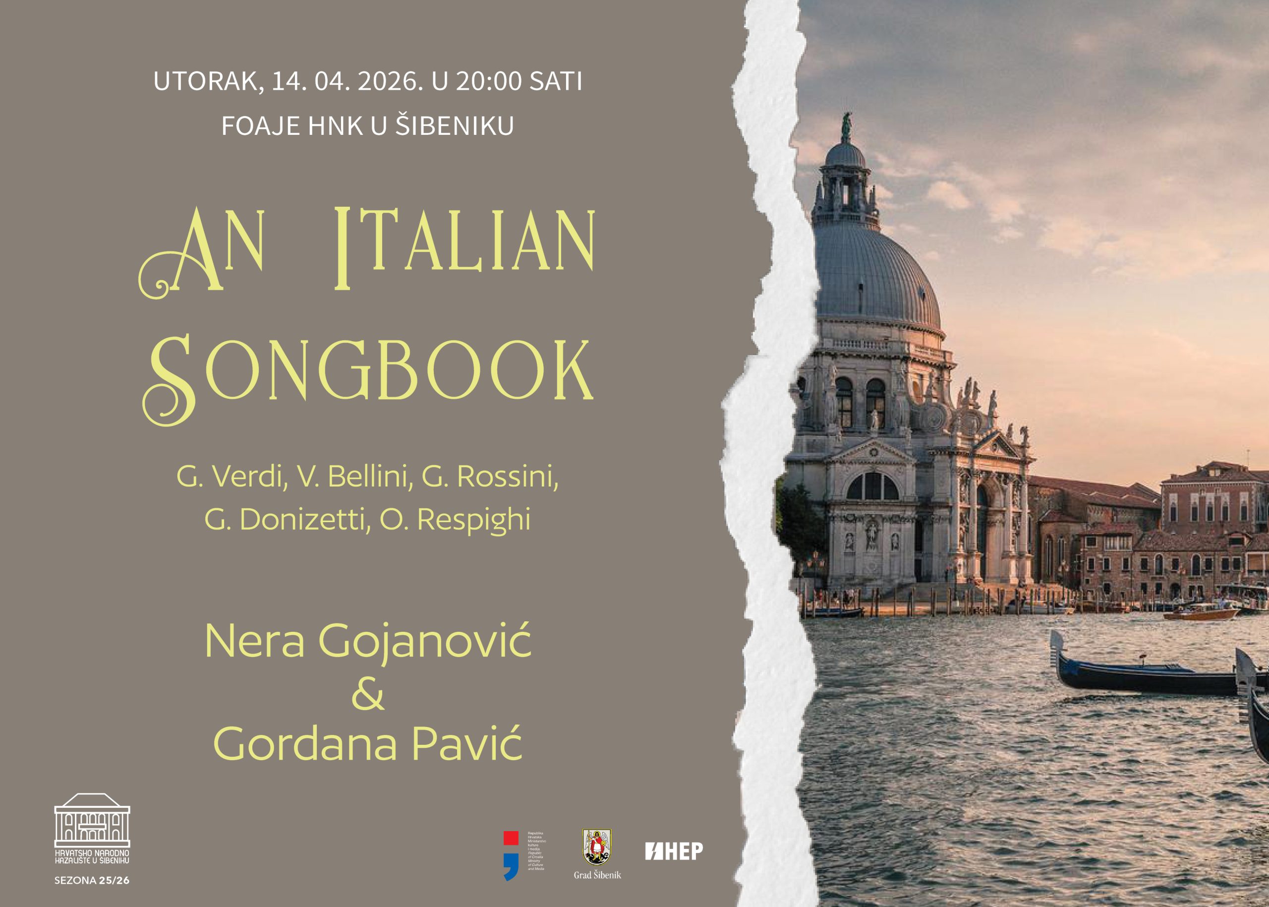 plakat Italian songbook polozeno