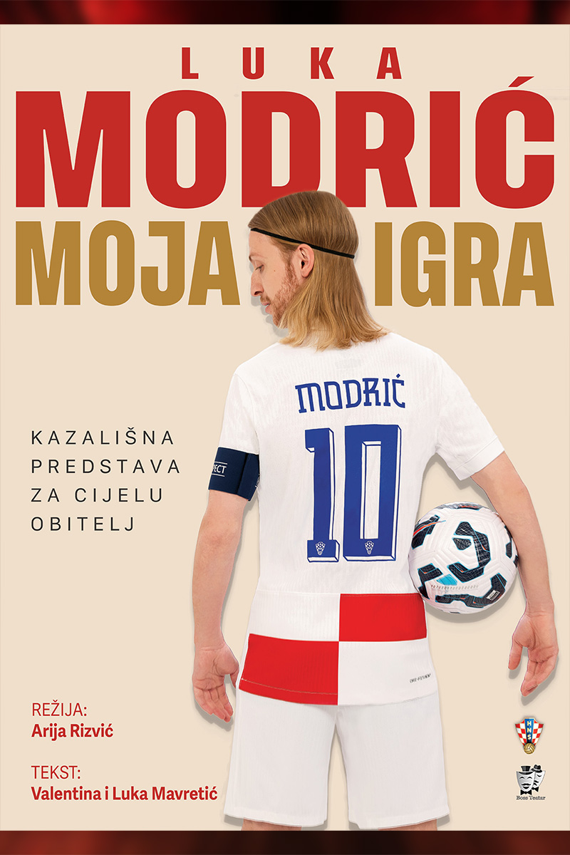 Luka Modric Moja Igra Plakat 1