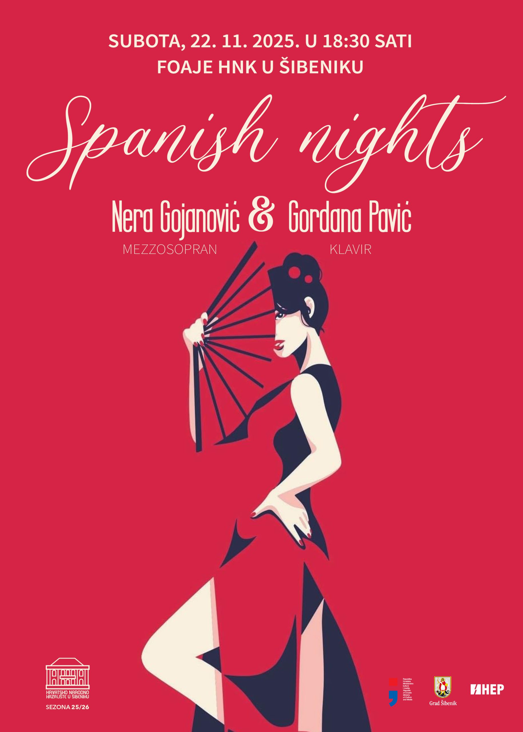 plakat koncert Spanish nights